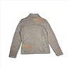 Sweater knit fleece jacketbacl(001)