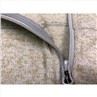 Knit melange fleece brushing(001)