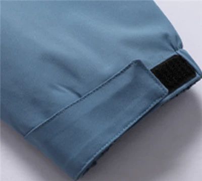 Blue windbreaker jacket mens cuff